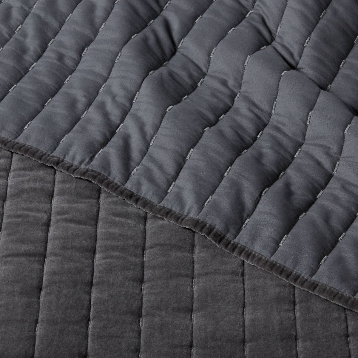 Channel Stitch Velvet Quilt - Threshold - thumbnail 8