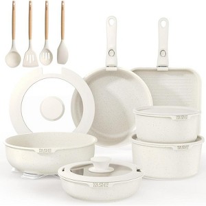 YASHE 21Pcs Pots and Pans Sets with removable handles - 1 of 1