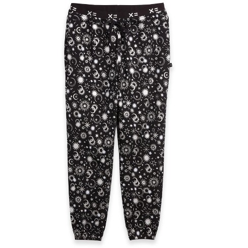 Tomboyx Women's Pajama Jogger Pants, Elasticized Waistband With Drawcord,  Pockets Cotton Comfort Stretch (xs-6x) Celestial Shine Xxx Large : Target