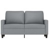 vidaXL 2-Seater Sofa Light Gray 47.2 in. Fabric - 3 of 4