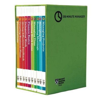 HBR 20-Minute Manager Boxed Set (10 Books) (HBR 20-Minute Manager Series) - by  Harvard Business Review (Mixed Media Product)