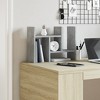 vidaXL Desk Organiser Concrete Grey 13.6x6.1x14.0" Engineered wood - 3 of 4