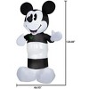 Disney 100th Anniversary 10FT Mickey Mouse in Metallic Fabric Christmas Inflatable - 3 of 3
