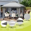 10x10 FT Pop Up Canopy Tent, Outdoor Gazebo with Mosquito Netting and Wheeled Carry Bag - 4 of 4