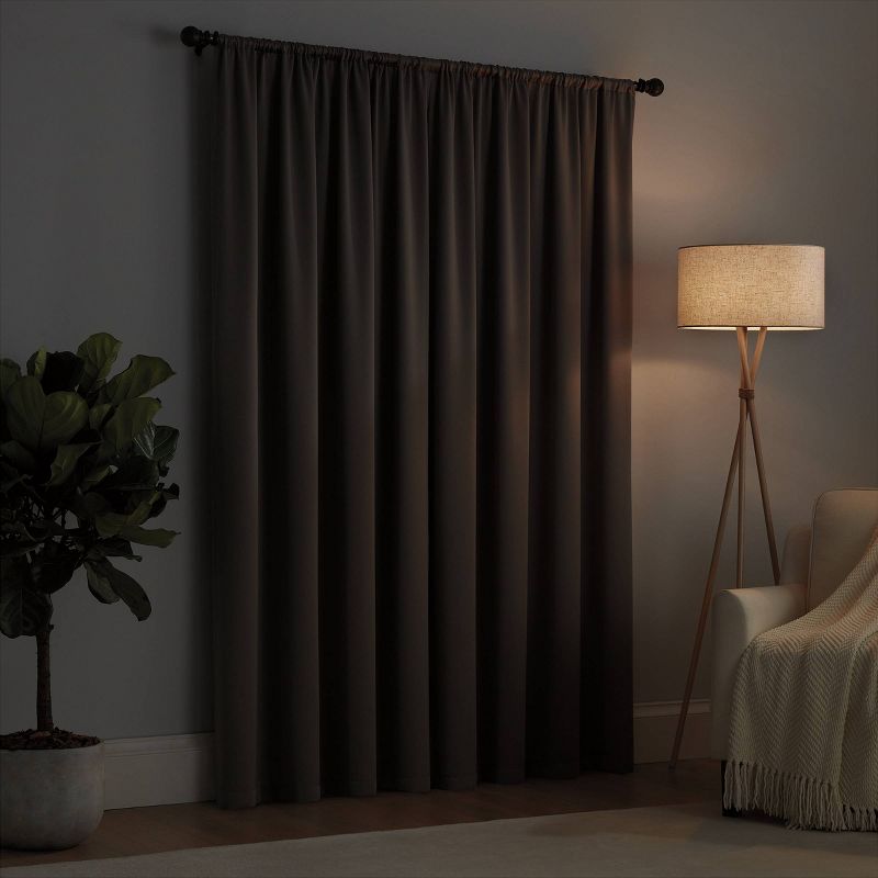 Solid Thermapanel Room Darkening Curtain Panel - Eclipse, 5 of 14