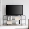 Aged Steel Oval TV Stand - Henn&Hart - 4 of 4