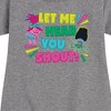 - Trolls - Let Me Hear You Shout Poppy and Branch Graphic Short Sleeve Fleece Dress - 2 of 4