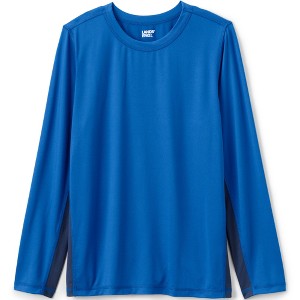 Lands' End Kids Long Sleeve Performance Tee - 1 of 2