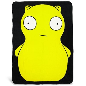 Surreal Entertainment Bobs Burgers Kuchi Kopi Fleece 45x60 Blanket - 1 of 4