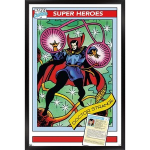 Trends International Marvel Trading Cards - Doctor Strange Framed Wall Poster Prints - 1 of 4