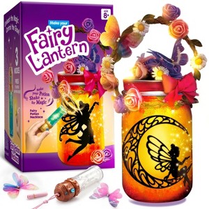 Joyfy Fairy Lantern Craft Kit, 2-in-1 Rose Light & String Light for Kids, Arts and Crafts, DIY Art Kit, Ideal Christmas Birthday Gift for Girls Age 8+ - 1 of 4