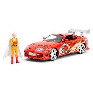 Jada Toys One Punch Man 1:24 1995 Toyota Supra Diecast Vehicle with Figure - 1 of 4