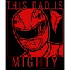 Men's Power Rangers Red Ranger This Dad Is Mighty T-Shirt - 2 of 4