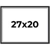 PosterPalooza | Flat Silver Picture Frame - UV Acrylic, Backing Board, Hanging Hardware Included - 2 of 4