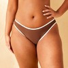 Women's High Leg Cheeky Bikini Bottom - Wild Fable™ - 4 of 4