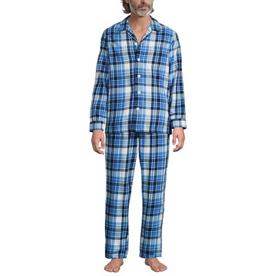 Lands' End Men's Flannel Pajama Set