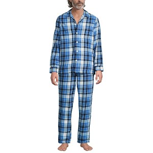 Lands' End Men's Flannel Pajama Set - 1 of 3