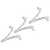 Pool Central EZ Quick Snap Replacement Butterfly Clips for Swimming Pool Pole Attachments 3pc 2"- White - 3 of 3