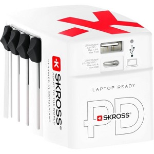 SKOSS World USB Charger AC65PD Powerful Dual USB Charger with Power Delivery useable in more than 220 destinations - 1 of 4