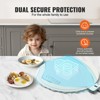 Electric Warming Tray, Rollable Silicone Food Warmer with 4 Temp Settings, Auto Shut-Off & Child Lock, for Buffet & Catering - 2 of 4