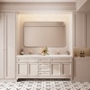 Rectangular Framed Tempered Glass Wall-Mounted Bathroom Vanity Mirror - 4 of 4