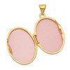 Black Bow Jewelry 14k Yellow Gold 21mm Polished Oval Locket - 4 of 4