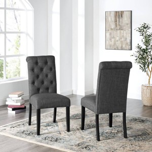 Brassex Set of 2 Stella Dining Chairs - 1 of 4