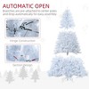 FURNIinspire Artificial Trees Christmas Decorations Christmas Tree With Branches For Living Room, Home, Holiday Party, White, 53.3"*53.3"*88.5" - 4 of 4