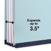 HITOUCH BUSINESS SERVICES Pressboard Classification Folder 3-Dividers 3.5" Exp Ltr Blue 20/BX - 4 of 4