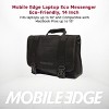 Mobile Edge Eco-Friendly Laptop/Tablet 14.1" Ultrabook or 15" MacBook Messenger Bag - Black           - 2 of 4