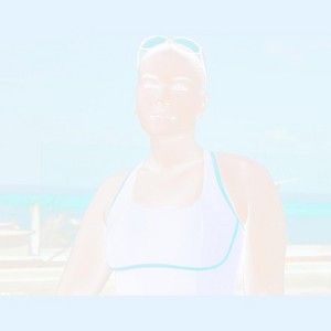 Swimsuits for All Chlorine Resistant Square Neck Contrast Trim Tankini Top (Plus Sizes Available) - 1 of 4