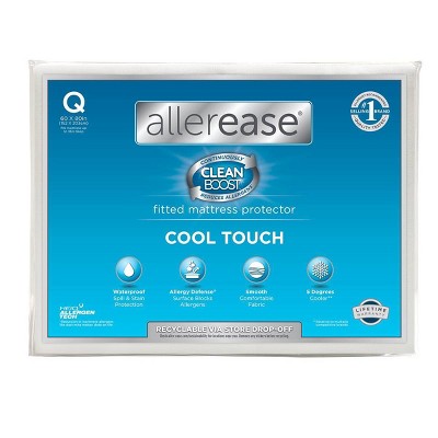 Allerease Perfect Protection Cool Touch Waterproof Machine Washable Fitted Mattress Protector