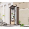 Gulches Outdoor Galvanized Iron Locker Rustproof, Waterproof, Lockable, Easy Assembly with Installation Kit, Industrial Style - 2 of 4
