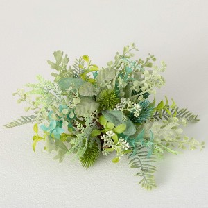10.75"H Sullivans Mixed Botanical Orb Flourish, Multicolored - 1 of 3