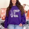 Simply Sage Market Women's Graphic Sweatshirt Creep It Real Peace - 2 of 4