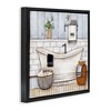 Stupell Industries Bathroom Farmhouse Style Tub, 18" x 18" - 3 of 4