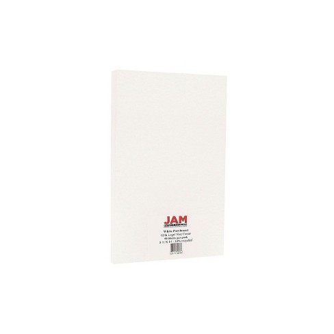 JAM Paper Parchment 65lb Cardstock 8.5 x 11 Coverstock Blue Recycled  96700000 