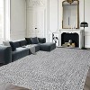Modern Hallway Runner Rug, Washable Non-Slip Low Pile Carpet, Soft Stain-Resistant Faux Wool Rug for Kitchen, Bedroom - 3 of 4