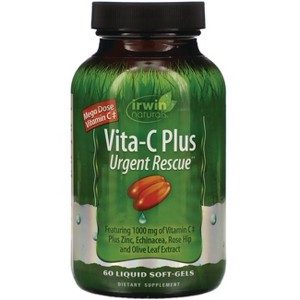 Irwin Naturals Vita C Plus Urgent Rescue 60 Softgels. - 1 of 1
