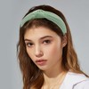 Unique Bargains Textured Cotton Knot Headband Soft Hairband for Women 1.3 Inch Wide 1Pcs - 2 of 4