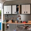 Garage Wall Mounted Storage Cabinet with Two Doors and One Shelf, Lockable Metal Wall Cabinet, Hanging Tool Cabinet for Garage Utility Room - 3 of 4