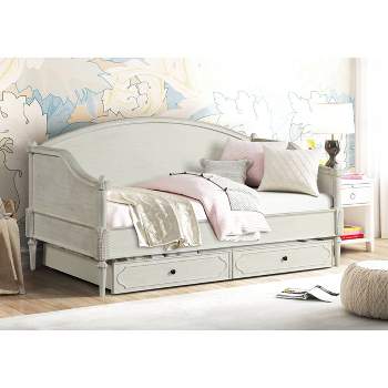 Full DayBed Lucien Bed Antique White Finish - Acme Furniture