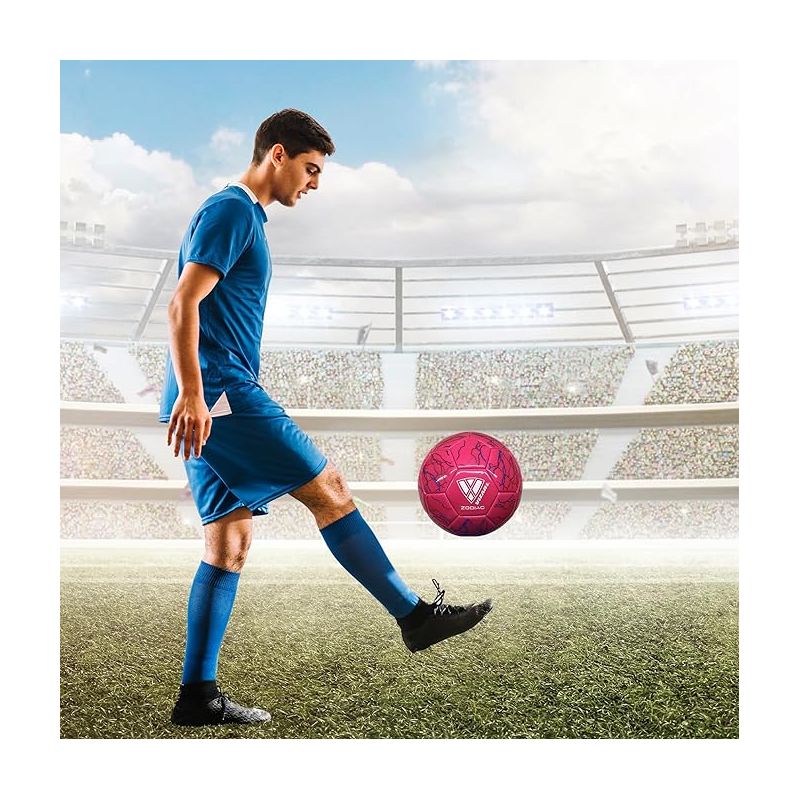 Vizari Zodiac Soccer Ball for Outdoor Training and Fun Play | Soccer Outdoor Ball with Rubber Bladder & Synthetic Leather for Comfort & Durability | Best Soccer Ball for Kids Boys Girls Youth & Adults, 3 of 7