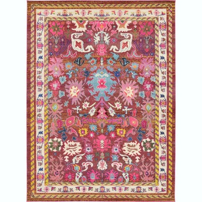 Medici Multi-Color Synthetic Bohemian Area Rug 8' x 11'