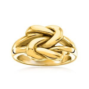 Ross-Simons 14kt Yellow Gold Double Love Knot Ring - 1 of 4