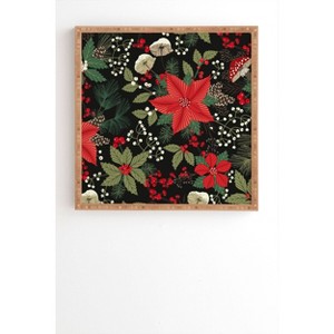 12" x 12" Sabine Reinhart Miracle of Christmas Bamboo Framed Wall Art - Deny Designs - 1 of 4