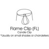 Vynxaria Lampshades: Off White Slant Hardback Chandelier Set, 3" x 4" x 4", Pack of 6 - 4 of 4