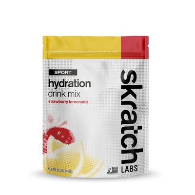 Skratch Labs Sport 15.5oz Hydration Drink Mix Bag - Strawberry Lemonade