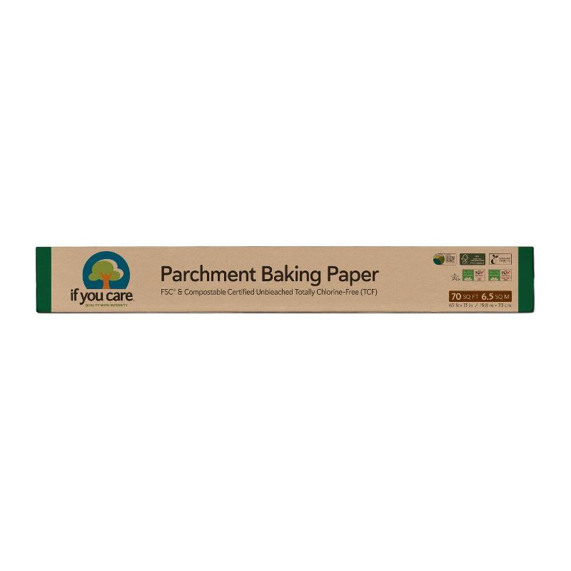 If You Care Unbleached Chlorine Free Parchment Baking Paper - 70 sq ft, 1 of 7