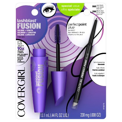 COVERGIRL Fusion Mascara & Perfect Point Eyeliner Value Pack